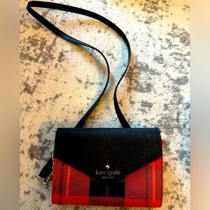 Kate spade plaid crossbody